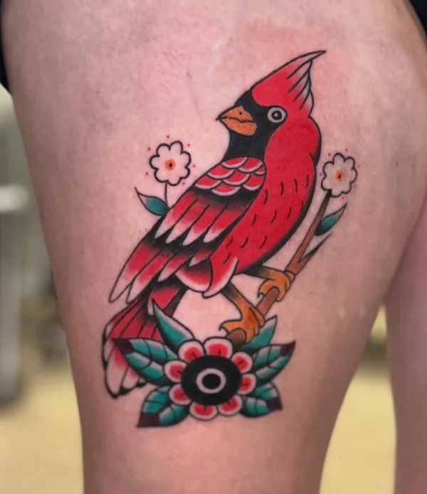 American Traditional tattoo by Dan Kurber