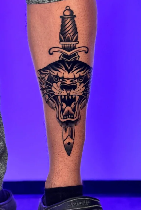 American Traditional tattoo by Dan Kurber