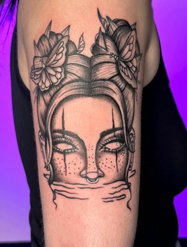 American Traditional tattoo by Dan Kurber