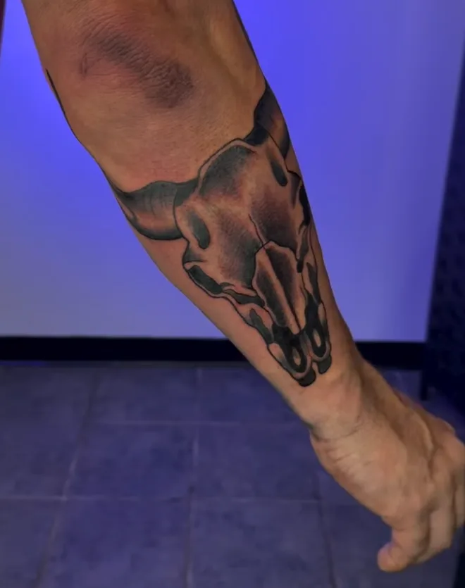 American Traditional tattoo by Dan Kurber