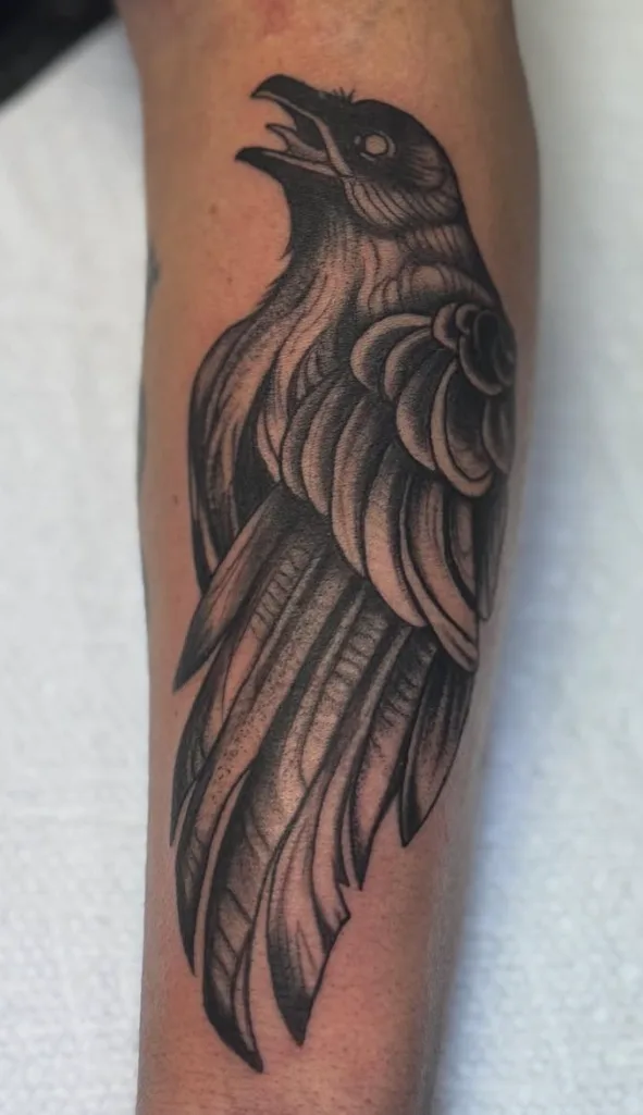 American Traditional tattoo by Dan Kurber