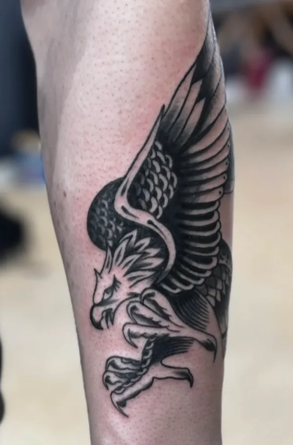 American Traditional tattoo by Dan Kurber