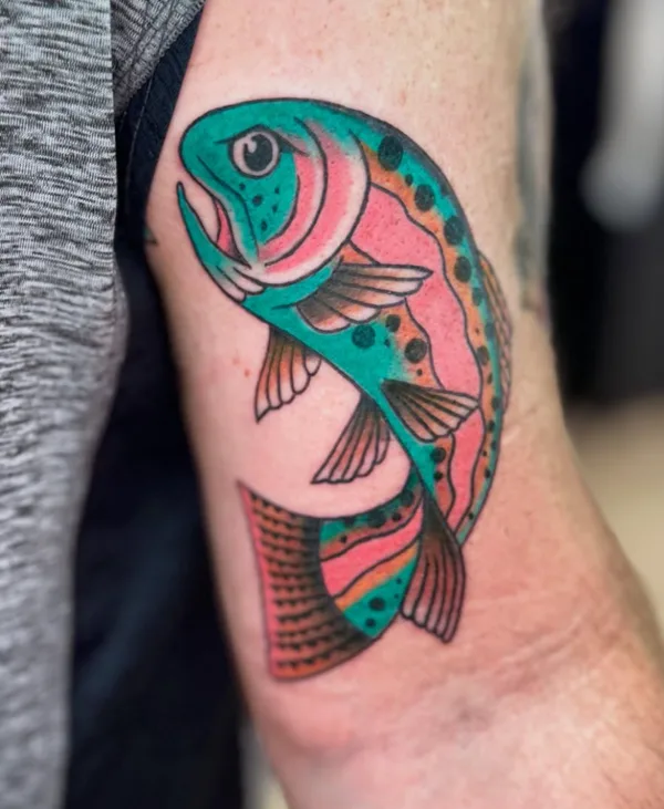 American Traditional tattoo by Dan Kurber