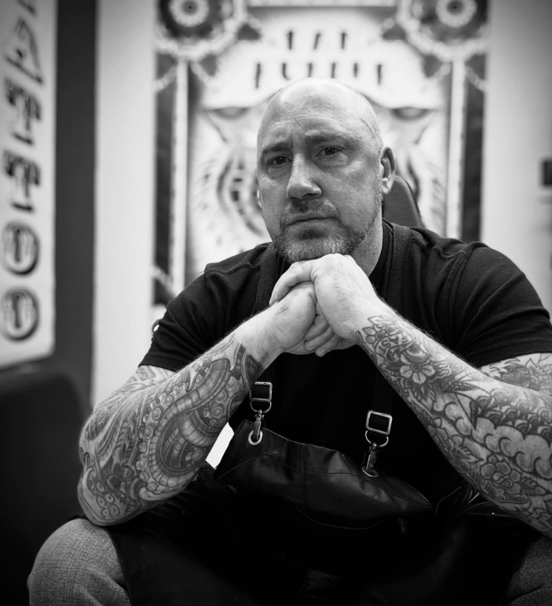 Dan Kurber tattoo artist near Fitchburg WI