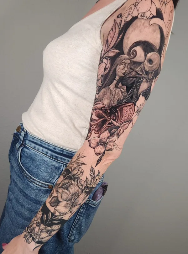 Illustrative tattoo by Joel Kendellen