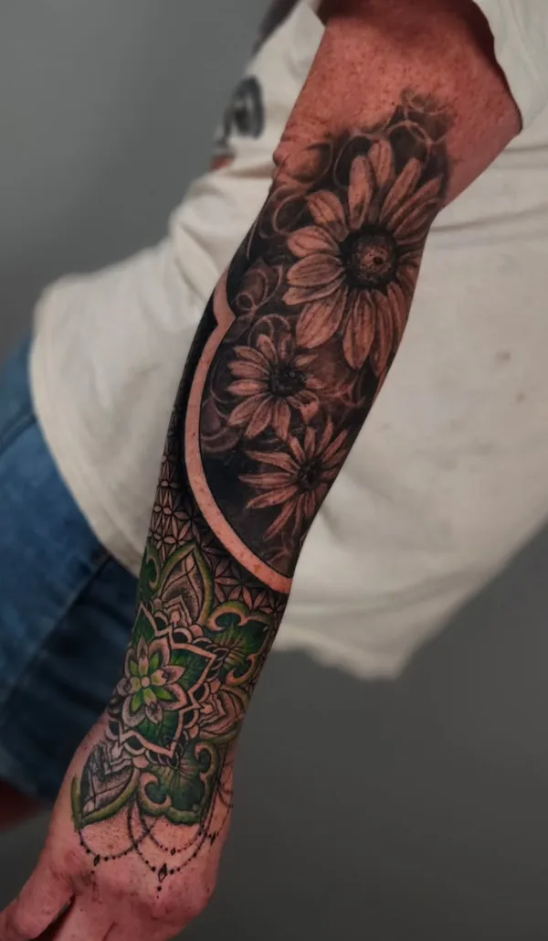 Illustrative tattoo by Joel Kendellen