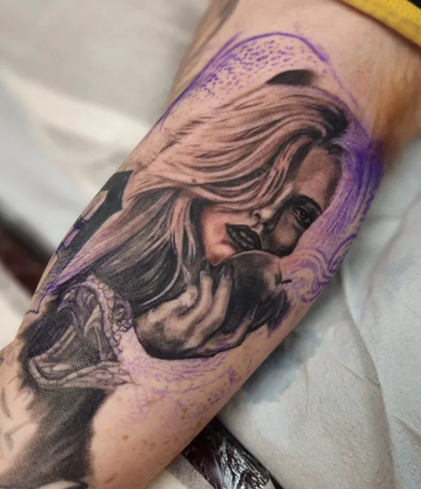 Illustrative tattoo by Joel Kendellen