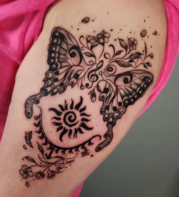 Illustrative tattoo by Joel Kendellen