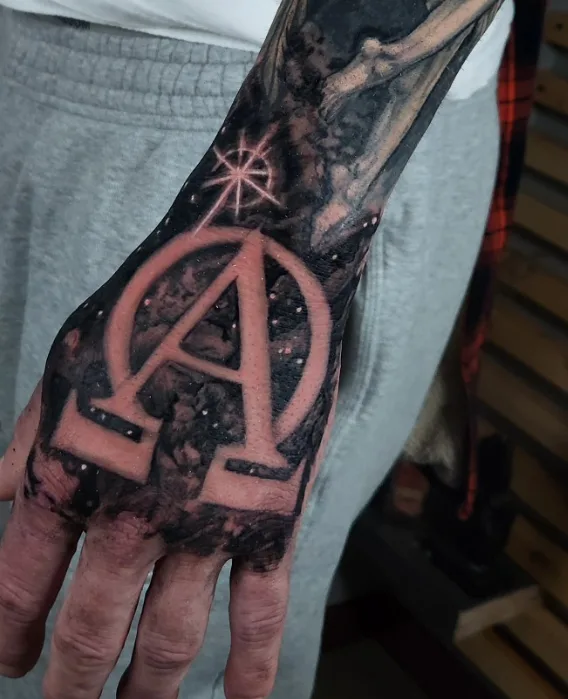 Illustrative tattoo by Joel Kendellen