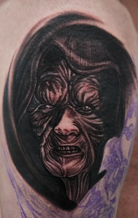 Illustrative tattoo by Joel Kendellen