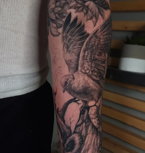 Illustrative tattoo by Joel Kendellen