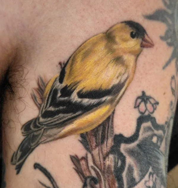 Illustrative tattoo by Joel Kendellen