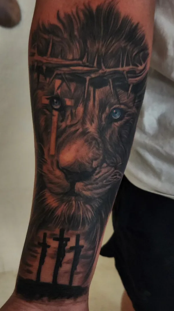 Illustrative tattoo by Joel Kendellen