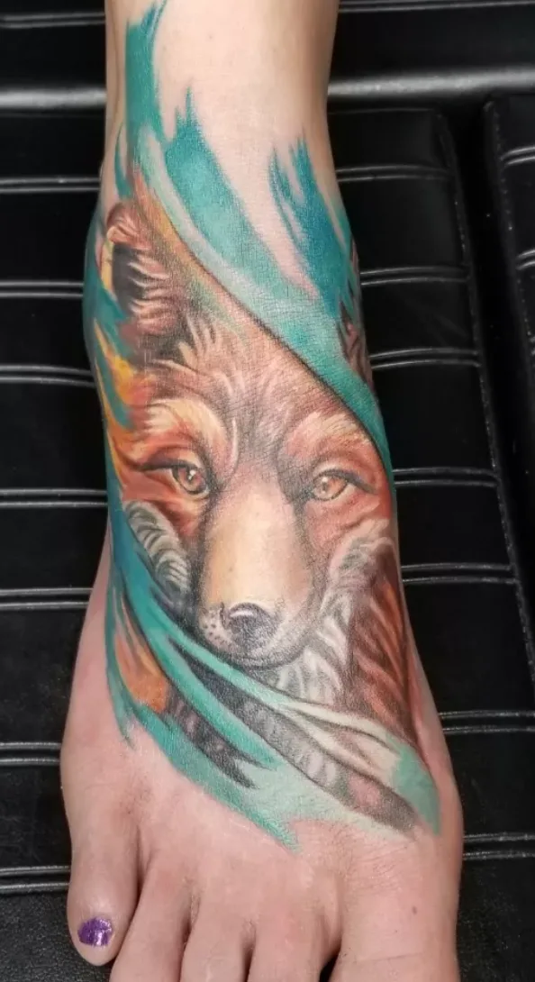 Illustrative tattoo by Joel Kendellen