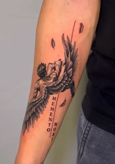 Illustrative tattoo by Joel Kendellen