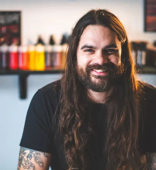 Illustrative tattoo by Joel Kendellen