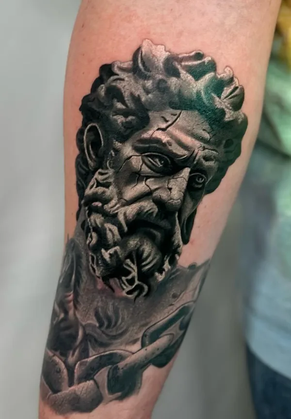 Illustrative tattoo by Joel Kendellen