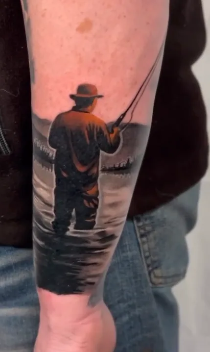 Illustrative tattoo by Joel Kendellen