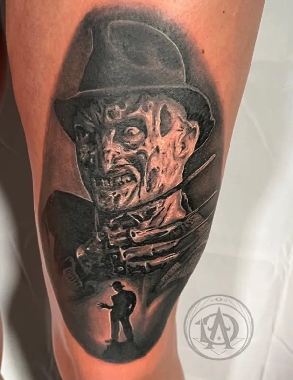 Illustrative tattoo by Joel Kendellen