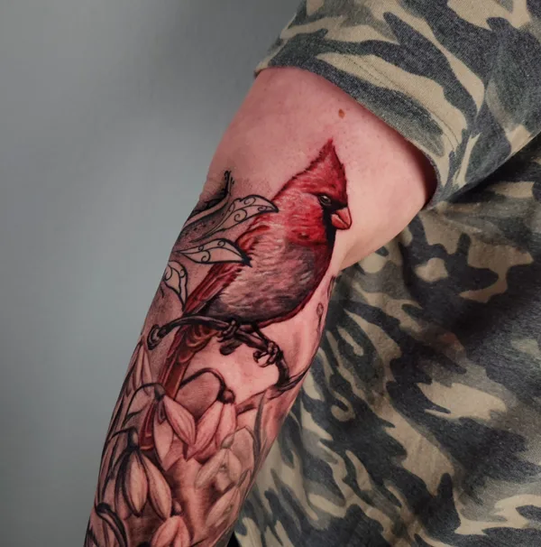 Illustrative tattoo by Joel Kendellen